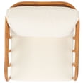 thumbnail image 5 of Safavieh Couture Harlowe Rattan Mid-Century Accent Chair, Natural/White, 5 of 11