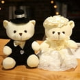 thumbnail image 2 of Venta caliente pareja boda oso de peluche romántico muñeco de peluche juguetes regalo de Navidad novia y novio para los amantes, 2 of 4