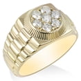 thumbnail image 4 of Pompeii 3/4ct Diamond Mens Ring 14K Yellow Gold (G/H,SI2), 4 of 6