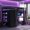 Purple+Black, variant on Harper & Bright Designs Full Size Gaming Loft Bed with Desk & RGB Lights, Full Wood Loft Bed Frame with Storage Wardrobe, Shelves & Blackout Curtains, Black Green