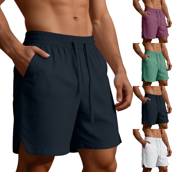 Paiwinds Men's Summer Dry Shorts Casual Sports Quick Dry Mesh Breathable Relaxed Fit Basketball Beach Shorts with Pockets