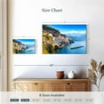 thumbnail image 4 of Elephant Stock Amalfi Coast Daylight Wall Art - Horizontal Canvas Wall Art - Living Room Wall Decor - Beach Canvas - Blue And Green Decor - 12" x 8", 4 of 8