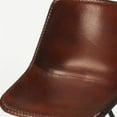 thumbnail image 2 of Brown Leather Side Chair, 2 of 4