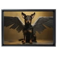 thumbnail image 2 of Manchester Terrier Dog Memorial Gifts - Waiting At The Door Canvas - Dog Memorial Frames Canvas, Memorial Gift For Pet Loss, Loss Of Dog, Pet Bereavement Gift, Pet Sympathy Gift, 2 of 6