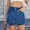 Dark Blue, variant on Skirt for Women Denim On Blue Summer Sexy Fashion Solid Color Button Irregular Pocket Skirt