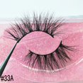 thumbnail image 1 of YSDO, 1 par de pestañas de visón 3D, pestañas esponjosas dramáticas, maquillaje, pestañas de visón tenues, pestañas postizas largas naturales, pestañas postizas gruesas Tan Jianjun unisex, 1 of 2