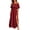 Wine 07, variant on Karymi Off-the-Shoulder Ruffle Maxi Dress, Elastic Waist Side Split Chiffon Gown, Casual Summer Wedding Guest Beach Party Dress Sundress