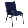 thumbnail image 1 of Bowery Hill Fabric/Metal Multipurpose Stacking Guest Chair in Navy, 1 of 7
