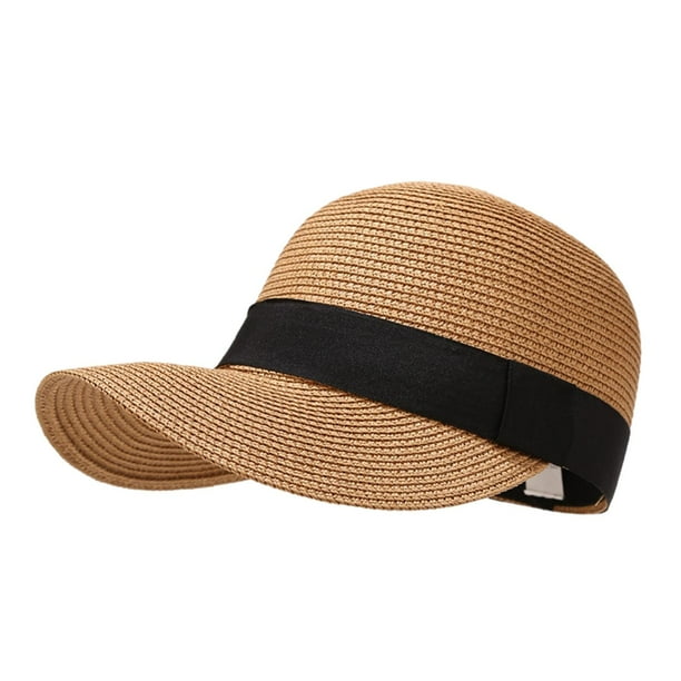 Sombrero de playa de verano con protección solar, transpirable, ideal para acampar, festivales, pesca y piscina. Caqui
