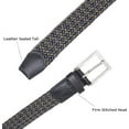 thumbnail image 7 of Men's Stretch Woven Braid Belt, Woven Elastic Golf Belt For Hunting Pants Casual Shorts Jeans, 7 of 7