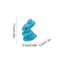 thumbnail image 3 of Yusimy Easter Rabbit Foam Colorful Furry Rabbits Easter Party Ornaments Wreath Flower Branch Accessories Decor, 3 of 6