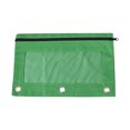 thumbnail image 5 of Pencil Pouch for 3 Ring Binder Pencil Bags with Zipper Pencil Case for Binder Large Pencil Case Pouch 3 Ring with Clear Mesh Window Double Pockets Office Supplies Assorted Color, 5 of 9