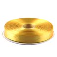 thumbnail image 1 of Topenca Supplies 5/8 Inches x 50 Yards Double Face Solid Satin Ribbon Roll, Gold, 1 of 2
