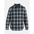 thumbnail image 5 of George Men's & Big Men's Knit Overshirt with Long Sleeves, Sizes S-3XL, 5 of 5