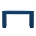 thumbnail image 4 of Tcbosik 58.3 inch Curved Console Table, Narrow Sofa Table, Behind Couch Table for Living Room, Hallway, Entryway Table, Space Saving, Navy Blue, 4 of 8