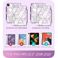 thumbnail image 2 of i-Blason Cosmo Case for New iPad Pro 12.9 Inch (2021 2020 2018 Release), Full-Body Trifold Stand Protective Case Smart Cover with Auto Sleep/Wake & Pencil Holder (Ameth), 2 of 8