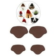 thumbnail image 4 of Semelles de Talon pour Réparation de Talon, Grips de Talon pour Hommes et Femmes, Talons Hauts Café, 4 of 8