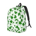 thumbnail image 2 of Daiia St Patrick's Day4 Vintage Canvas Backpack for Men and Women ,Hiking Backpack,Travel Laptop Bag for School,Large Capacity Backpack, 2 of 8