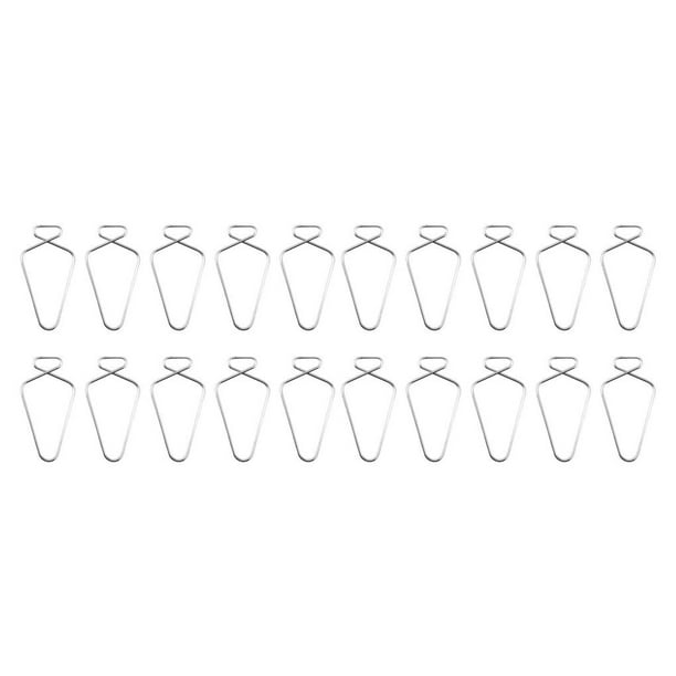 Wosthever Ganchos para azulejos de techo de 10 piezas, Flexible, resorte automático sin deformación, letrero colgante para techo de aula de oficina Techo F7 2piezas Wosthever CBP456339