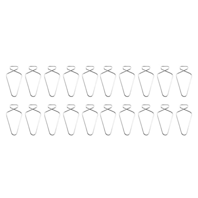 Advancent 10 piezas Ganchos para azulejos de techo Fácil instalación flexible Resorte automático Diseño simple Letrero colgante Techo F5 Type3 NO3 Advancent CBP456339