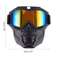 thumbnail image 4 of Gafas de motocicleta protección facial Moto protección facial a prueba de viento gafas de Motocross casco de carreras gafas protectoras cubierta facial, 4 of 10