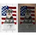 thumbnail image 2 of Caroline's Treasures KJ1157CNL Flag with Schnauzer Ceramic Night Light, 6x4x3", multicolor, 2 of 2