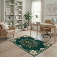 thumbnail image 2 of ODIKA Dining Under Symmetrical Delicate Blossoms Table Mushroom Non-Slip Chair-Friendly for Home Office, Gaming Room, Desk, 2 of 7