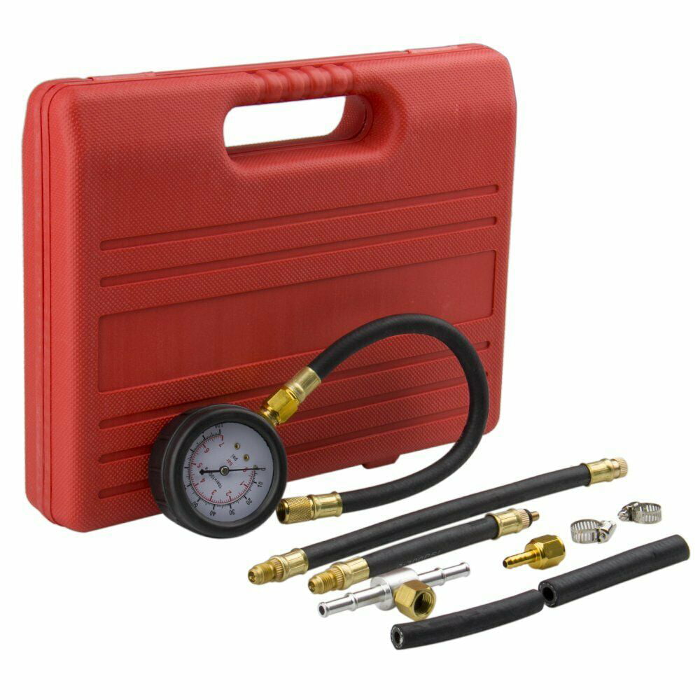 Fuel Pump & Vacuum Tester Gauge Leak Carburetor Pressure Diagnostics w/Case NEW 