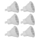 thumbnail image 1 of Bombilla LED MR11 de 4W, Bombilla de doble Pin GU4, lámpara regulable de 360lm para pasarelas, áreas de paisaje de jardín, luz blanca de 220V, 6000K, 6 uds., 1 of 12