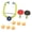 B, variant on Table Tennis Trainer Set Door Pingpong Game for Kid with Rackets & Balls Adjustable Table Tennis Trainer