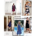 thumbnail image 4 of Ekouaer Sexy Night Gowns with Pockets for Woman Nightshirt Pleated Sleepshirt Sleeveless Sleepwear Soft Tank O Neck Lingerie, 4 of 6
