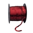 thumbnail image 1 of Cinta trenzada de lentejuelas, accesorio de costura para disfraces, 98 yardas de largo, fácil de usar, 6 mm de ancho, adorno para manualidades, Rojo, 1 of 8