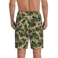 thumbnail image 3 of Kdxio Camouflag Print Mens Sleep Shorts Bottoms Soft Comfy Pajama Wear Pants with Drawstring Pockets, 3 of 7