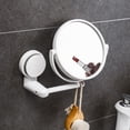 thumbnail image 1 of Espejo de baño con ventosa para montaje en pared, espejo de maquillaje para colgar en la pared, espejo de escritorio ajustable de 360° de doble cara/, 1 of 5