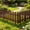 🔥 Coffee-A_New, variant on KITTEHIGM Decorative Rustproof Iron Small Garden Fences, High Low Style Yard Fencing, Mini Residential Border for Flower Beds Decorative