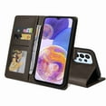 thumbnail image 6 of Allytech Samsung Galaxy A23 5G Case Synthetic Leather Case, Book Folding Flip Case with Kickstand Credit Card Slot Magnetic Closure Protective Cover for Galaxy A23 5G - Brown, 6 of 7