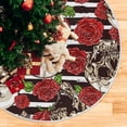 thumbnail image 5 of FMSHPON Halloween Xmas Christmas Tree Skirt Stand Mat for Holiday Party Decoration Indoor Outdoor 36 inches, 5 of 6