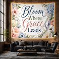 thumbnail image 6 of Lush Border Botanical With Elements, Inspirational Illustration for Art Lovers, Typography Wall Art, Valentine's Day Gift, Tapestry Wall Hanging for Bedroom and Living Room, 6 of 7