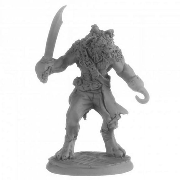 Reaper Miniatures REM30038 Bones United States of America Gnoll Pirate Miniature