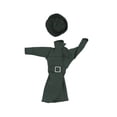 thumbnail image 1 of Figuras de acción femeninas a escala 1/6, ropa con sombrero, elegante accesorio para fotografía de escena, decoración de muñecas, ropa para cuerpo de Verde, 1 of 8