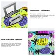 thumbnail image 5 of Easygdp Graffiti Pineapples Print Elastic and Washable Suitcase Protective Cover with Hidden Zipper Fits 18-32 inch Luggage -X-Large, 5 of 9