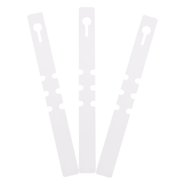 Unique Bargains PVC Plant Label Stake 21 x 2 cm Water Resistant for Garden White 100 Pack