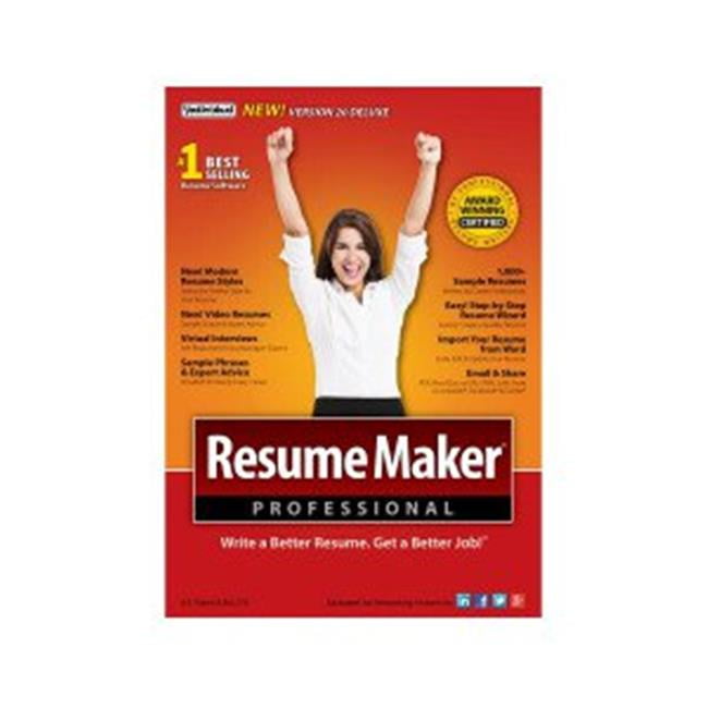 ResumeMaker Professional Deluxe 20.2.1.5036 for mac download free