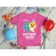 thumbnail image 4 of Baby Shark Shirt Gift for Kids Toddler 4th Birthday Girl Boy Outfit Pink 5T, 4 of 6