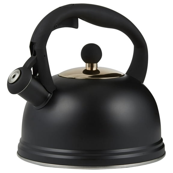 Typhoon 1401.173 Living Otto Stovetop Whistling Kettle with Quick-Flip Cap, 2 Litre