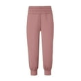 thumbnail image 6 of CQONEPT Women's Crop Pants High Rise Tapered Petite Casual Loose Fit Pant Athletic Running Cycling Trousers Pink XL, 6 of 6