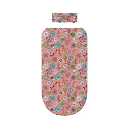 

Lafuoo Color Flowers Pattern 0-6 Months Newborn Swaddle Bag Headband Set for Girls Clothes Baby Care Products