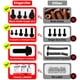 thumbnail image 4 of Kit surtido de tornillos y tuercas con brida métrica, 320 piezas, grado 10.9, 4 of 7