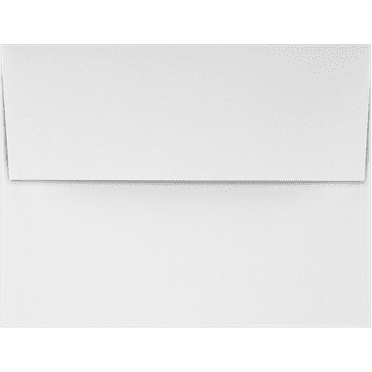 LUXPaper A2 Invitation Envelopes, 4 3/8 x 5 3/4, 70 lb. Bright White, 50 Pack