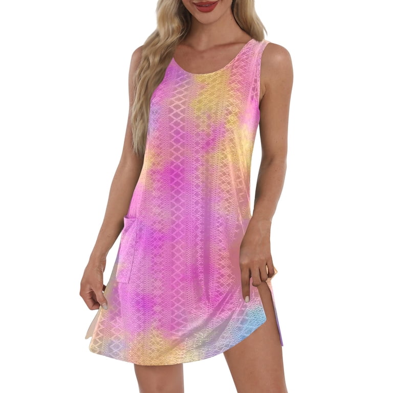 Gxipo Swimsuit Coverup Swim Dress for Women Swimwear Sleeveless Plus Size Sundresses Petite Summer Dresses for Women Hollow Out Bikini Beach Cover Up Gxipo Swimsuit Coverup Swim Dress for Women Swimwear Sleeveless Plus Size Sundresses Petite Summer Dresses for Women Hollow Out Bikini Beach Cover Up